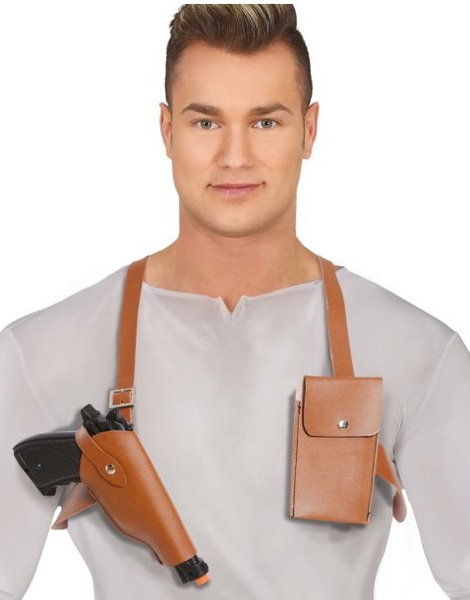 Sobaquera con Cartuchera y pistola