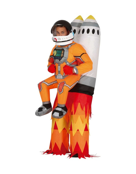 Disfraz hinchable cohete astronauta
