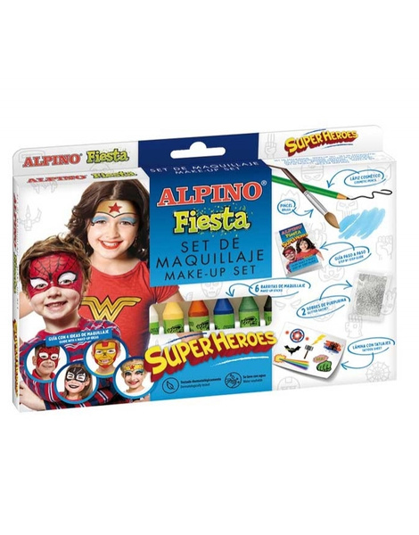 Set Maquillaje Super héroes Alpino