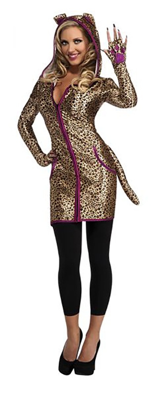 Disfraz Hoodie Leopardo para mujer
