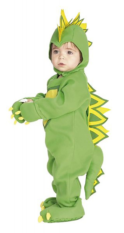 Disfraz Dragoncito Draky verde bebés