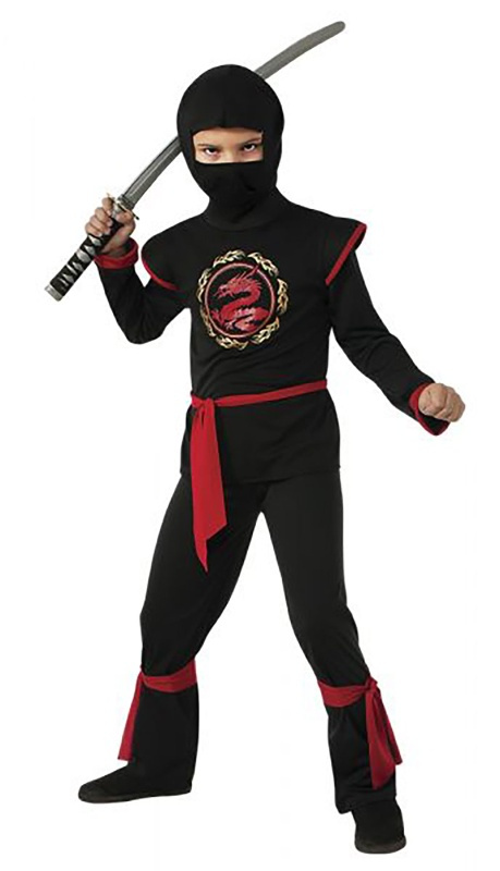 Disfraz Dragón Ninja black infantil