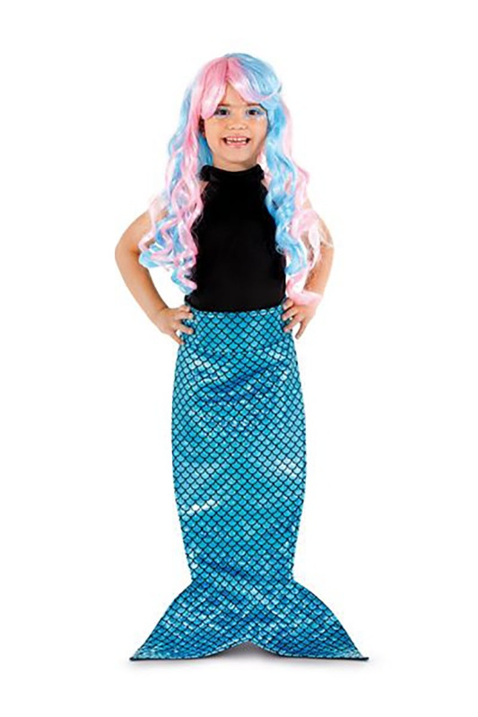 Cola de Sirena azul infantil