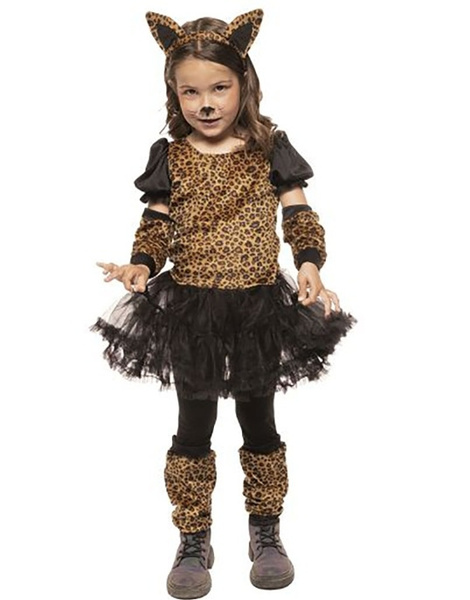 Disfraz Leopardo tutú infantil