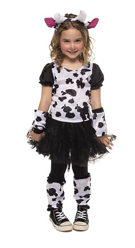 Disfraz vaca tutú infantil