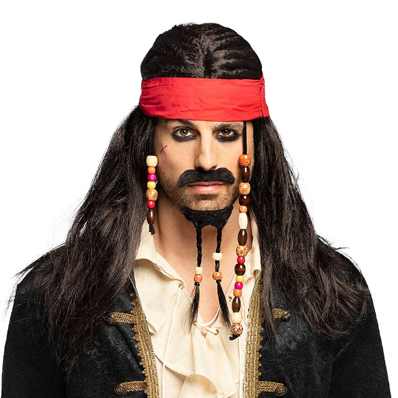 Peluca Pirata bandana deluxe