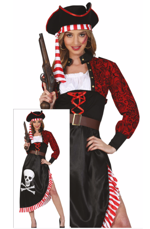 Disfraz mujer corsaria sexy