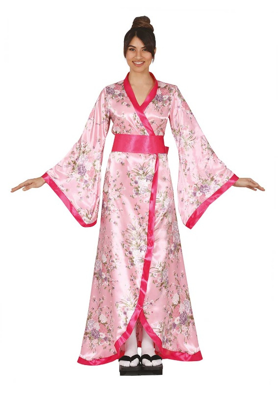 Disfraz Kimono rosa para mujer