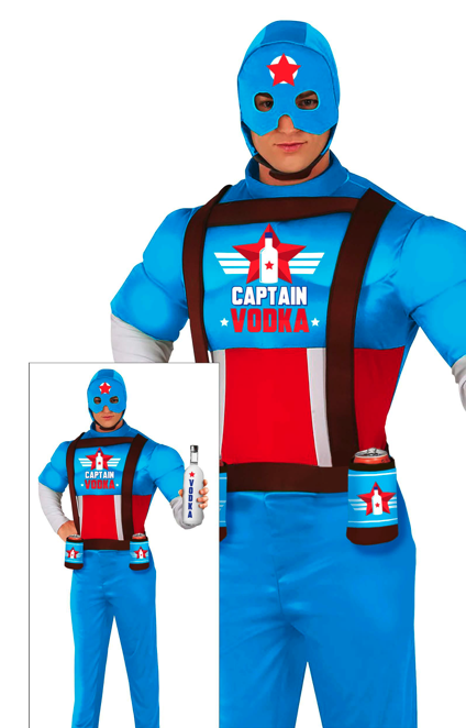 Disfraz Capitán Vodka para adulto