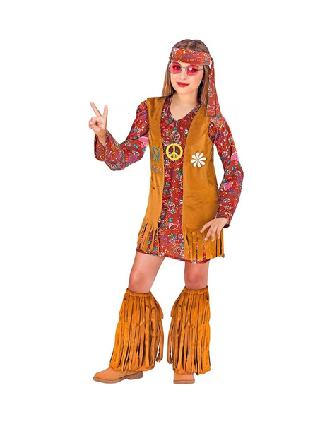 Disfraz de Hippie con Chaleco Infantil