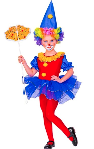 Disfraz bailarina payasa infantil