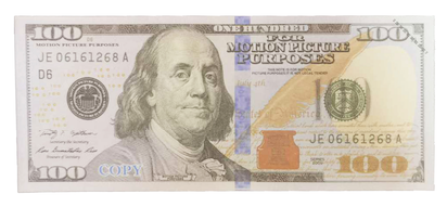 Billetes dolares falsos