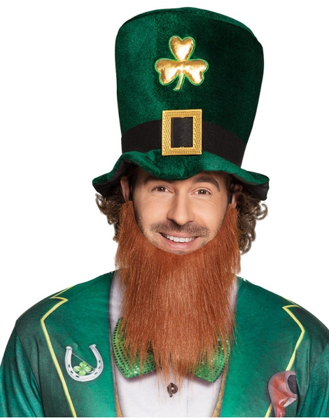 Sombrero San Patricio con barba incluida