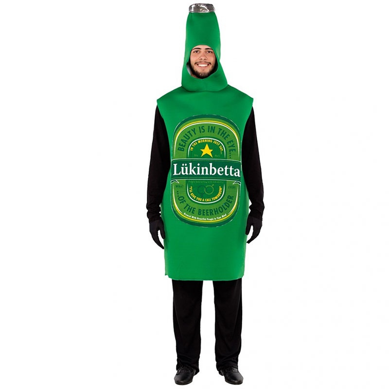 Disfraz Botella Cerveza adulto