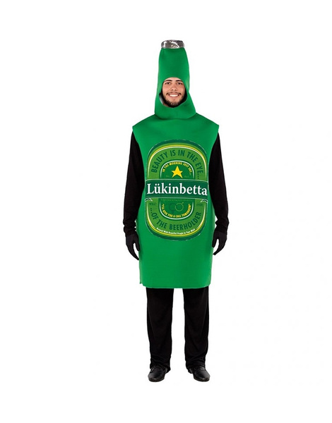 Disfraz Botella Cerveza adulto