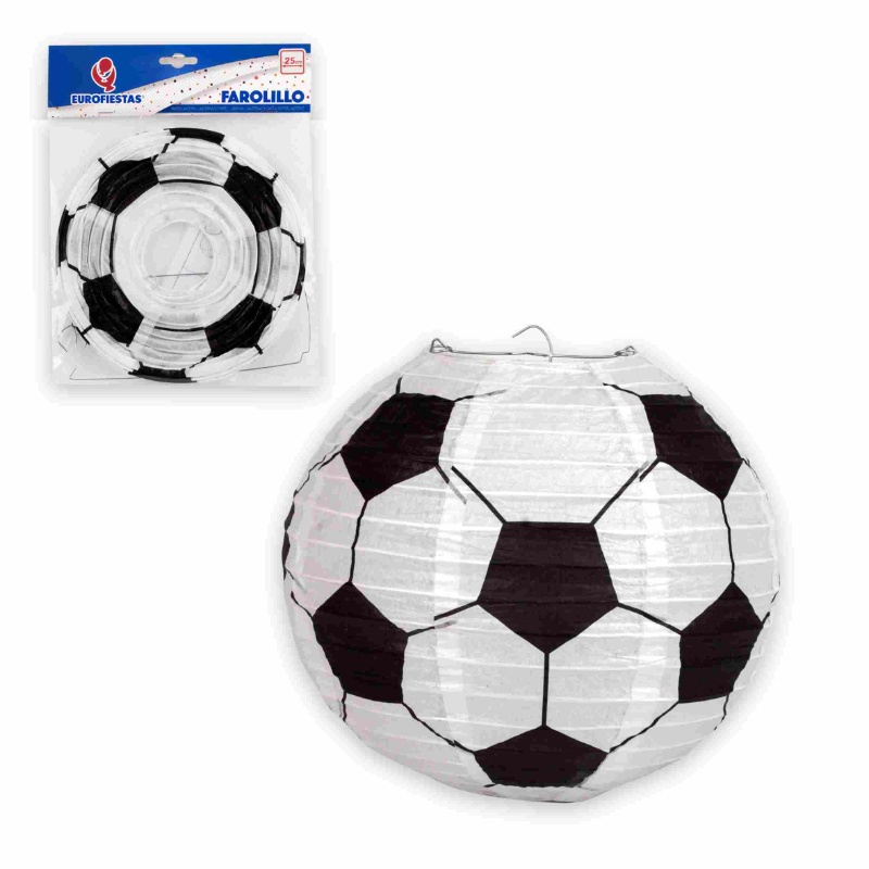 Farolillo redondo 25cms Balon Fútbol