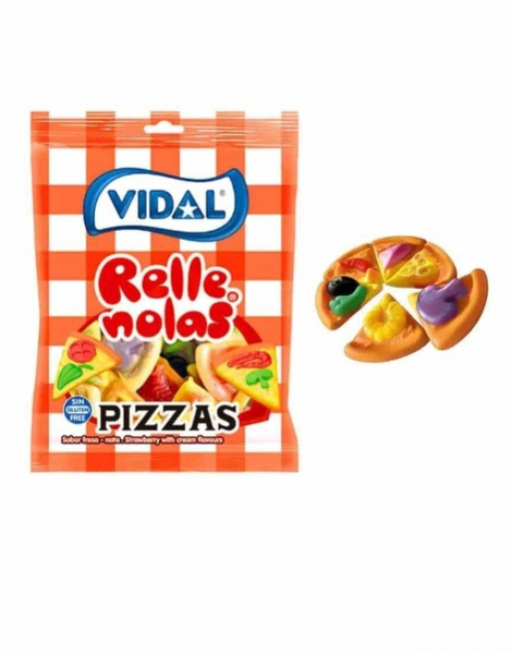 Pizzas rellenas  B.90gr. vidal