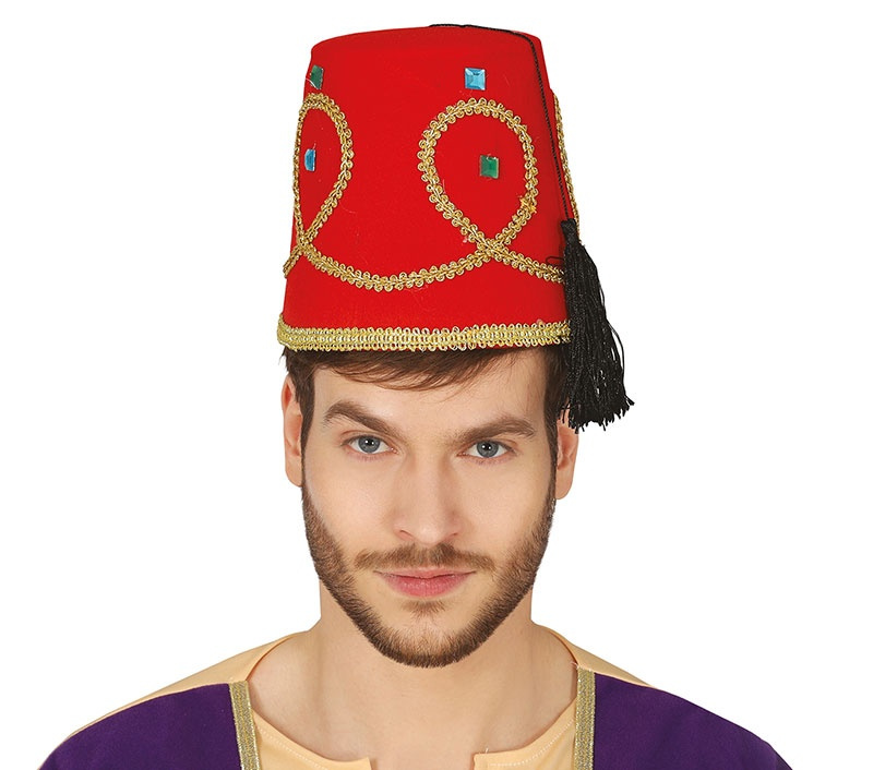 Gorro Turco con borla fleco adulto