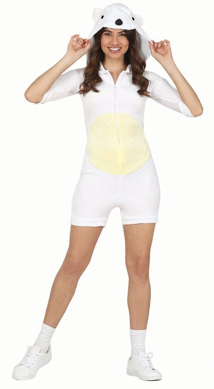 Disfraz Polar blanco mujer