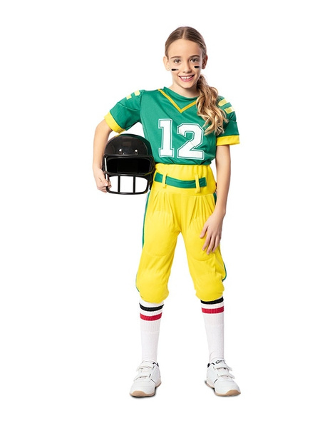 Disfraz Jugadora fútbol americano niña