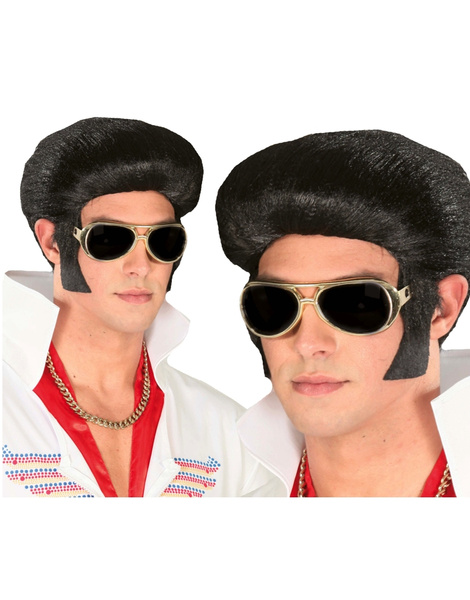 Peluca Rey del Rock en caja