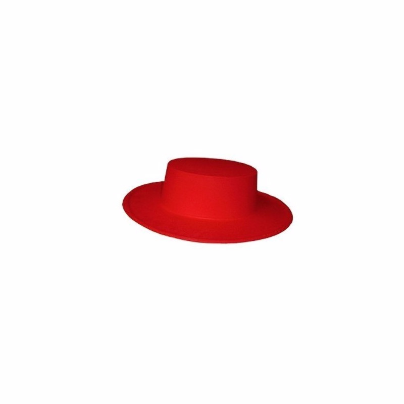 Sombrero cordobés rojo infantil