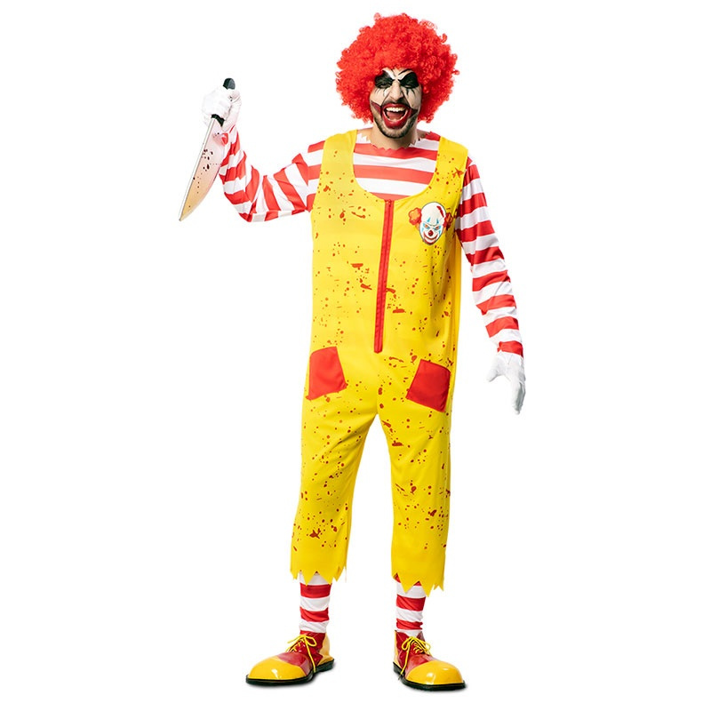 Disfraz Payaso asesino clásico adulto ML