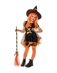 Disfraz Bruja Cuca Naranja Infantil