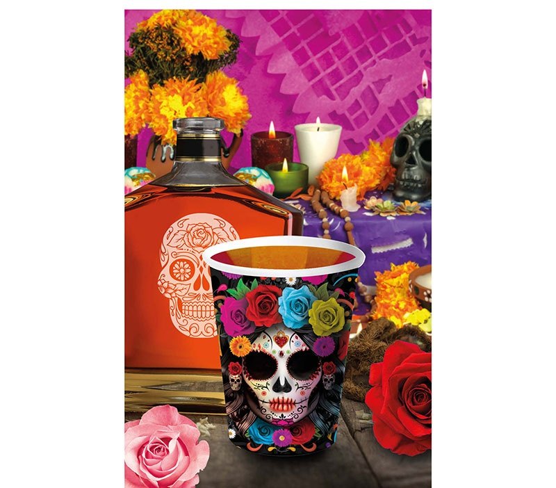 Bolsa 6 Vasos Catrina 240ml, 9 Cms.