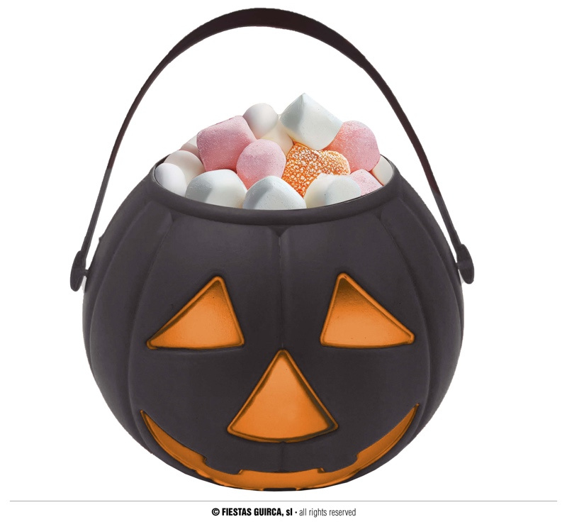 Cesto Calabaza Colores 15cms