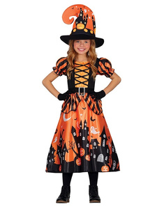 Disfraz Bruijita naranja infantil