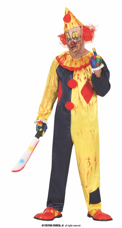 Disfraz Payaso Asesino Adulto T.L