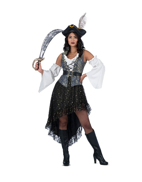 Las mejores ofertas en Disfraces de pirata blanco Talla XL para Mujer