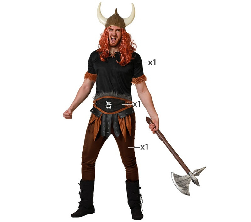 Disfraz Vikingo luchador adulto