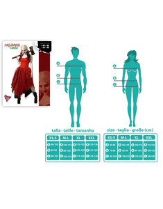 Body rojo para mujer, accesorio de disfraz - Adulto M/L, Rojo 