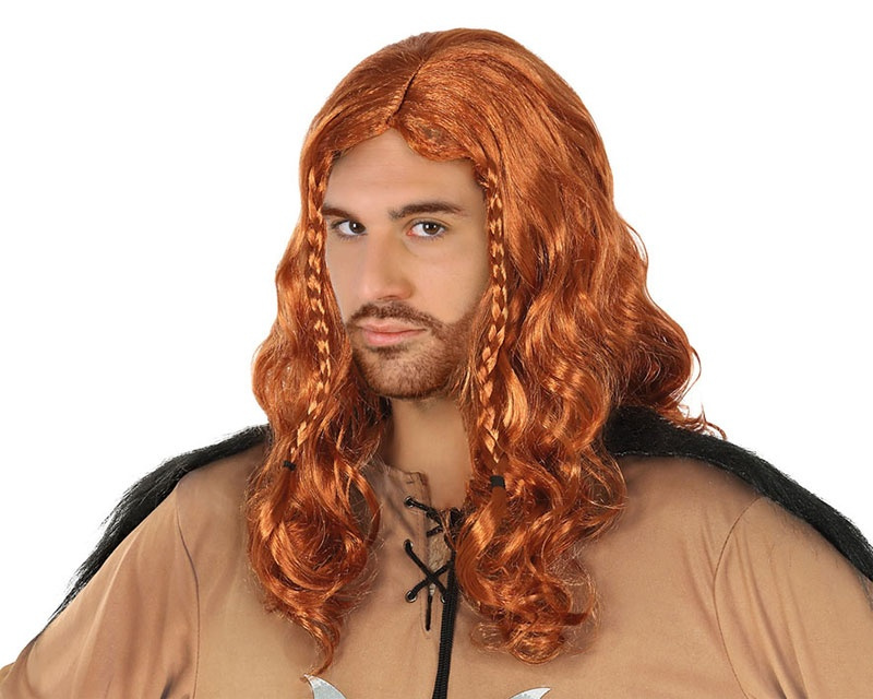 Peluca Vikingo con trencitas