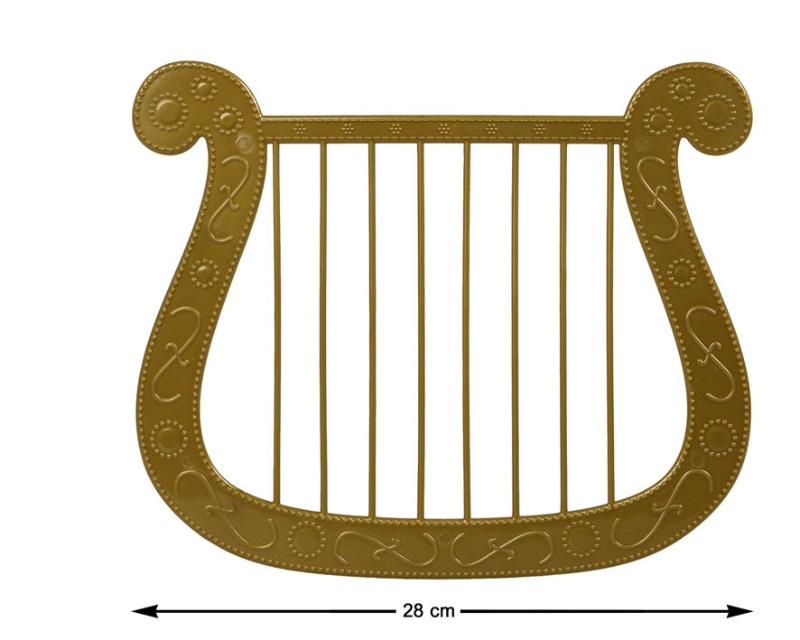 Lira dorada pvc