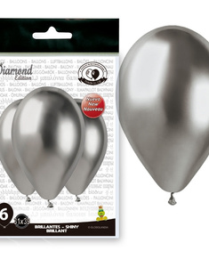 Bolsa 6 globos espejo gris espacial