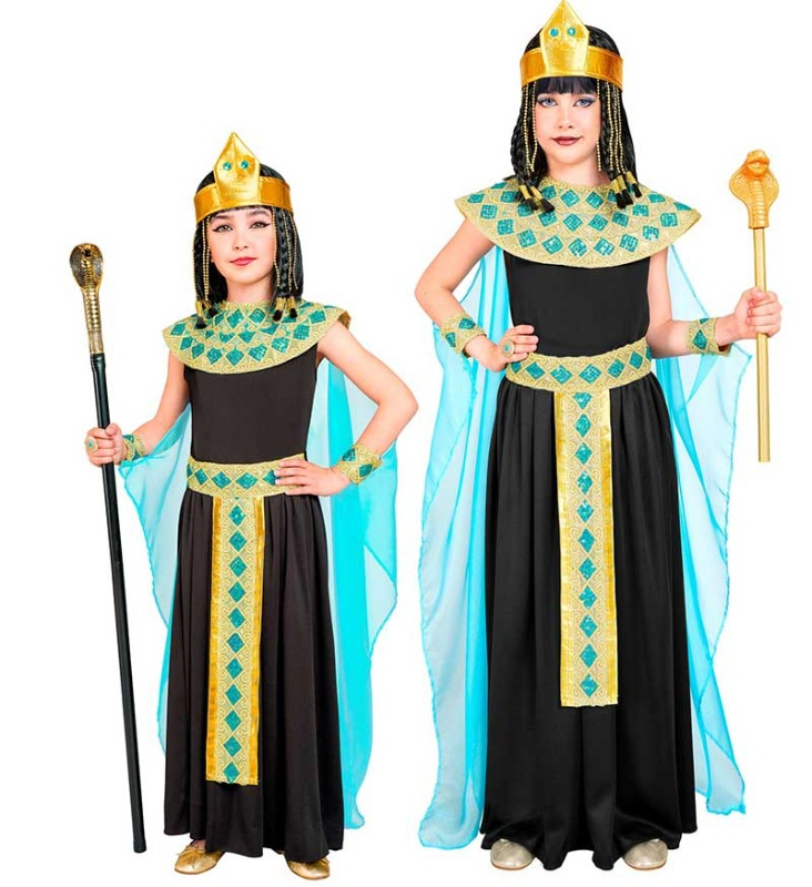 Disfraz Cleopatra negro infantil/juvenil