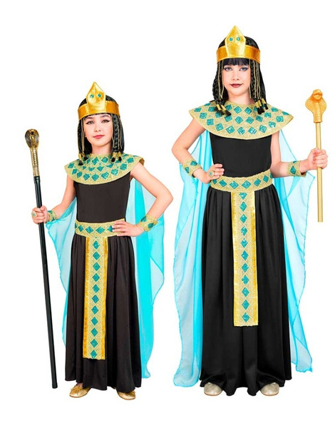 Disfraz Cleopatra negro infantil/juvenil