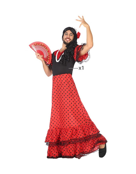 Disfraz Flamenca lunares para hombre