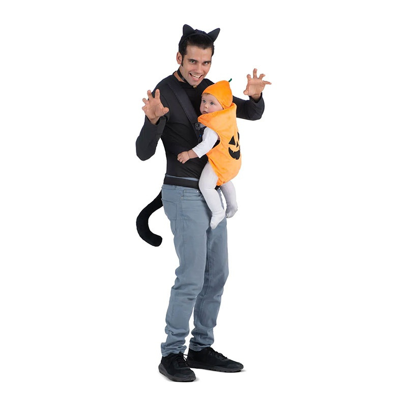 Cubremochila Gato y calabaza T.unica