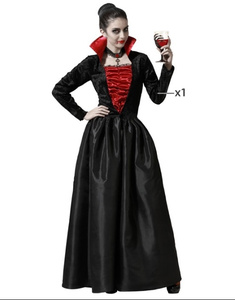 Disfraz Vampiresa elegante negra mujer