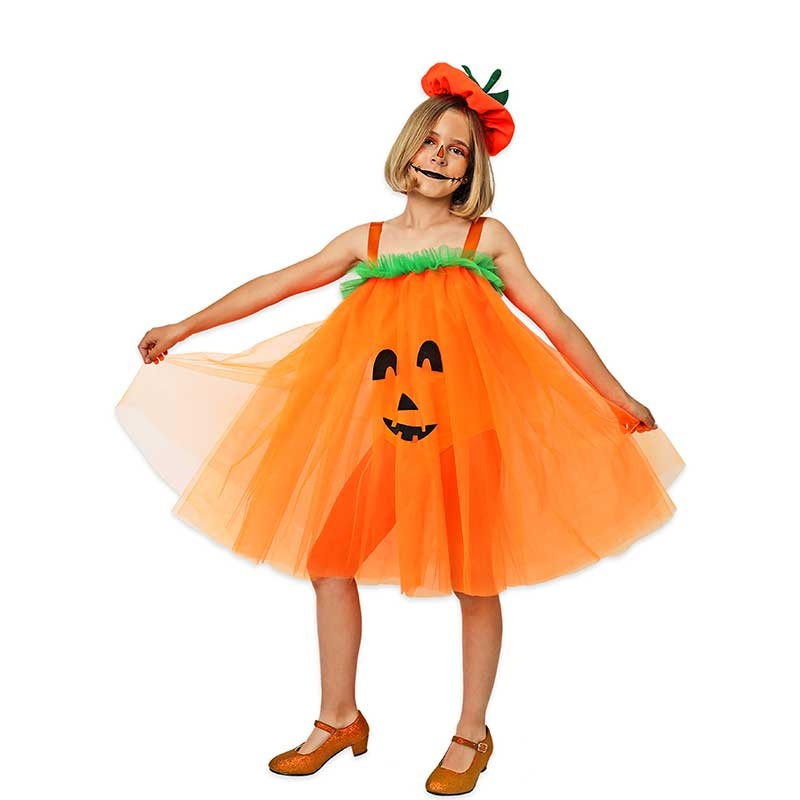 Falda tutu calabaza 60 cms.