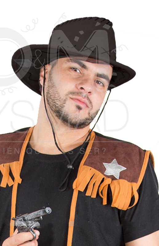 Sombrero vaquero marrón adulto