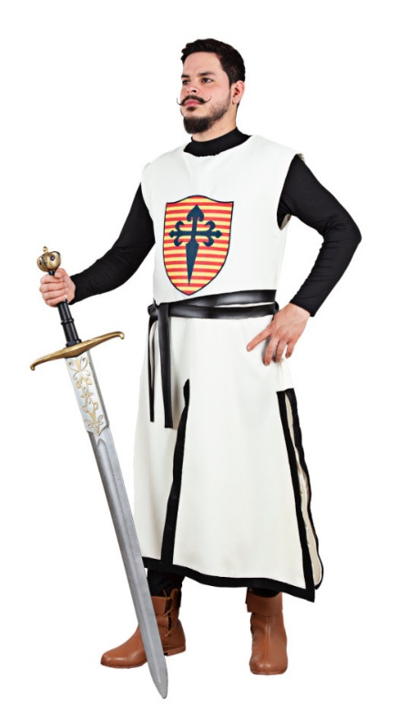 Disfraz armero medieval para hombre