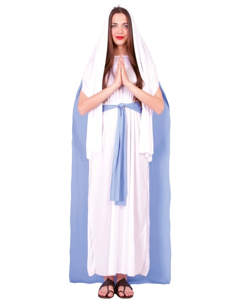 Disfraz Virgen María para mujer