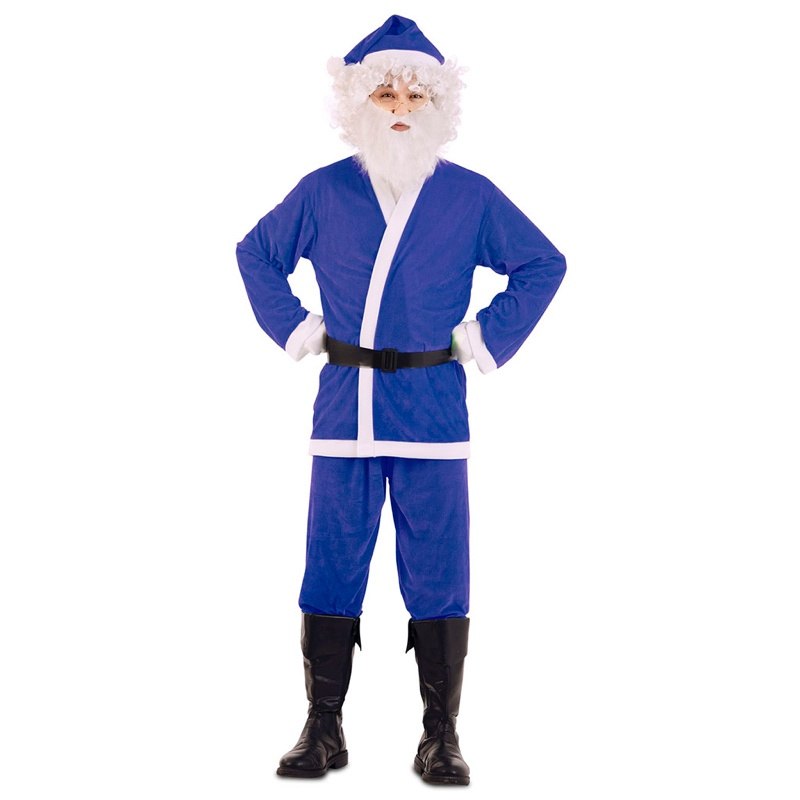 Traje Papa noel azul TML