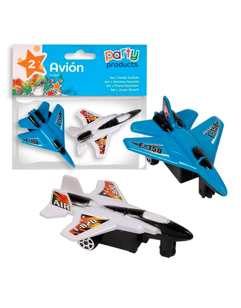 juguete piñatas 2 aviones surtidos