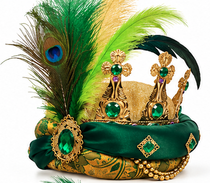 Turbante Deluxe mas corona